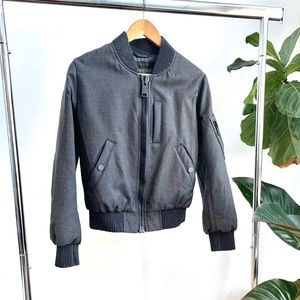 Calvin Klein Collection Dark Gray Bomber Jacket